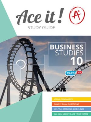 cover image of Ace It! Business Studies Grade 10